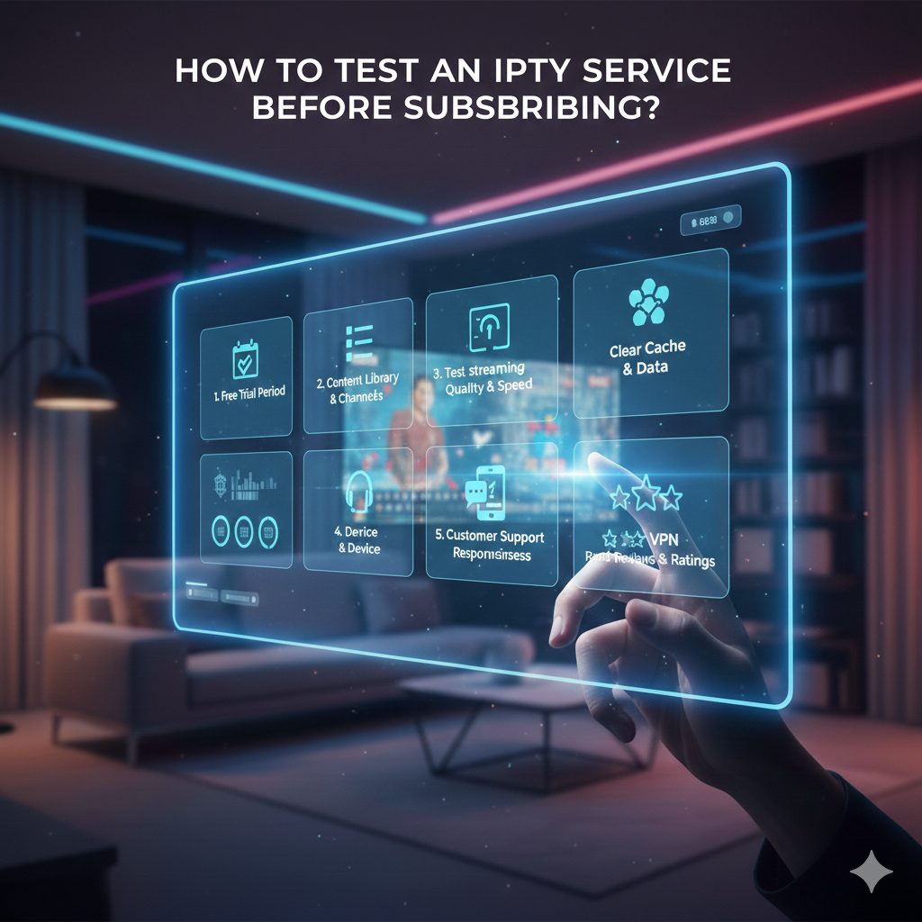 Hoe test je een IPTV-service voordat je een abonnement neemt?