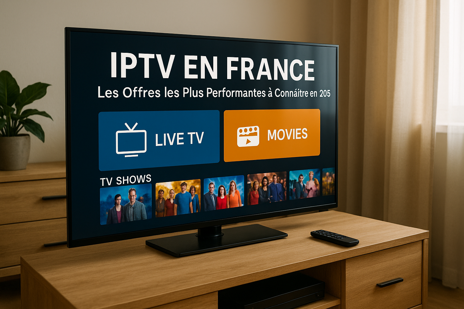 Realistic IPTV France 2025 Image