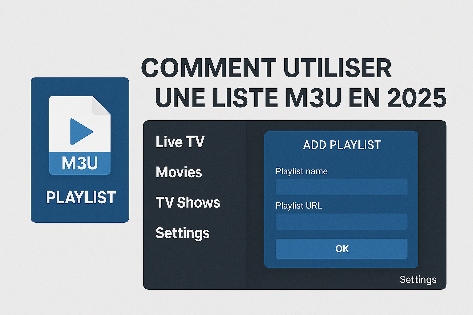 M3U Playlist Tutorial Image