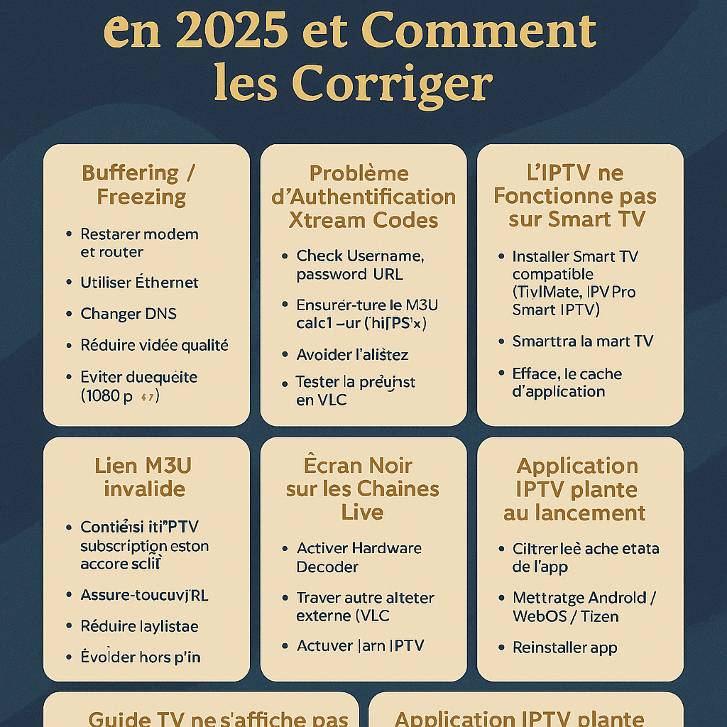 IPTV Errors Troubleshooting Image