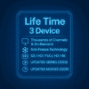 Lifetime IPTV Subscription - 3 Connections | TV Crystal