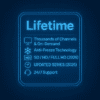 Lifetime IPTV Subscription - 1 Connection | TV Crystal