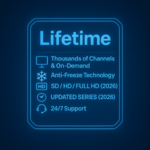 Lebenslanges TV CRYSTAL-ABONNEMENT 💎