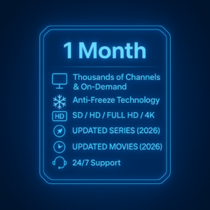 1 Month - TV CRYSTAL SUBSCRIPTION 💎