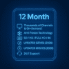 12 Months IPTV Subscription - 1 Connection | TV Crystal
