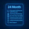 24 Months IPTV Subscription - 1 Connection | TV Crystal