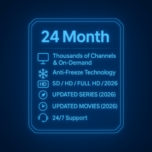 24 Month - TV CRYSTAL SUBSCRIPTION 💎