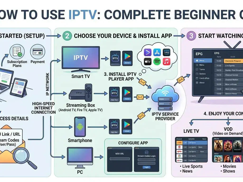 How to Use IPTV Complete Beginner Guide