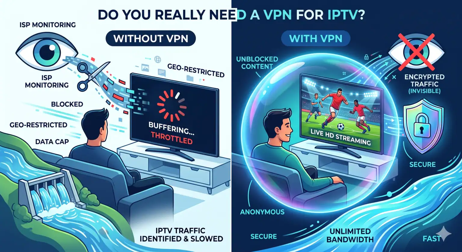 you need a premium VPN with unlimited bandwidth