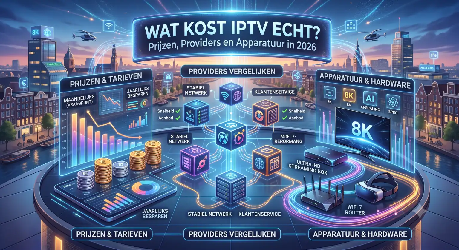 Wat Kost IPTV Echt Prijzen, Providers en Apparatuur in 2026