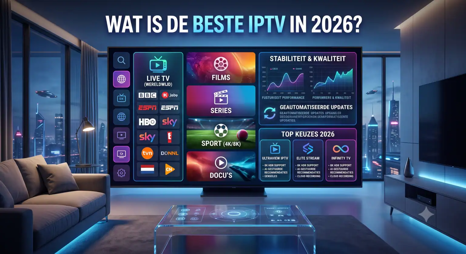 Wat is de beste IPTV in 2026