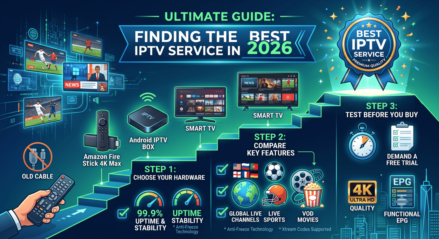 Guide to Finding the Best IPTV Service
