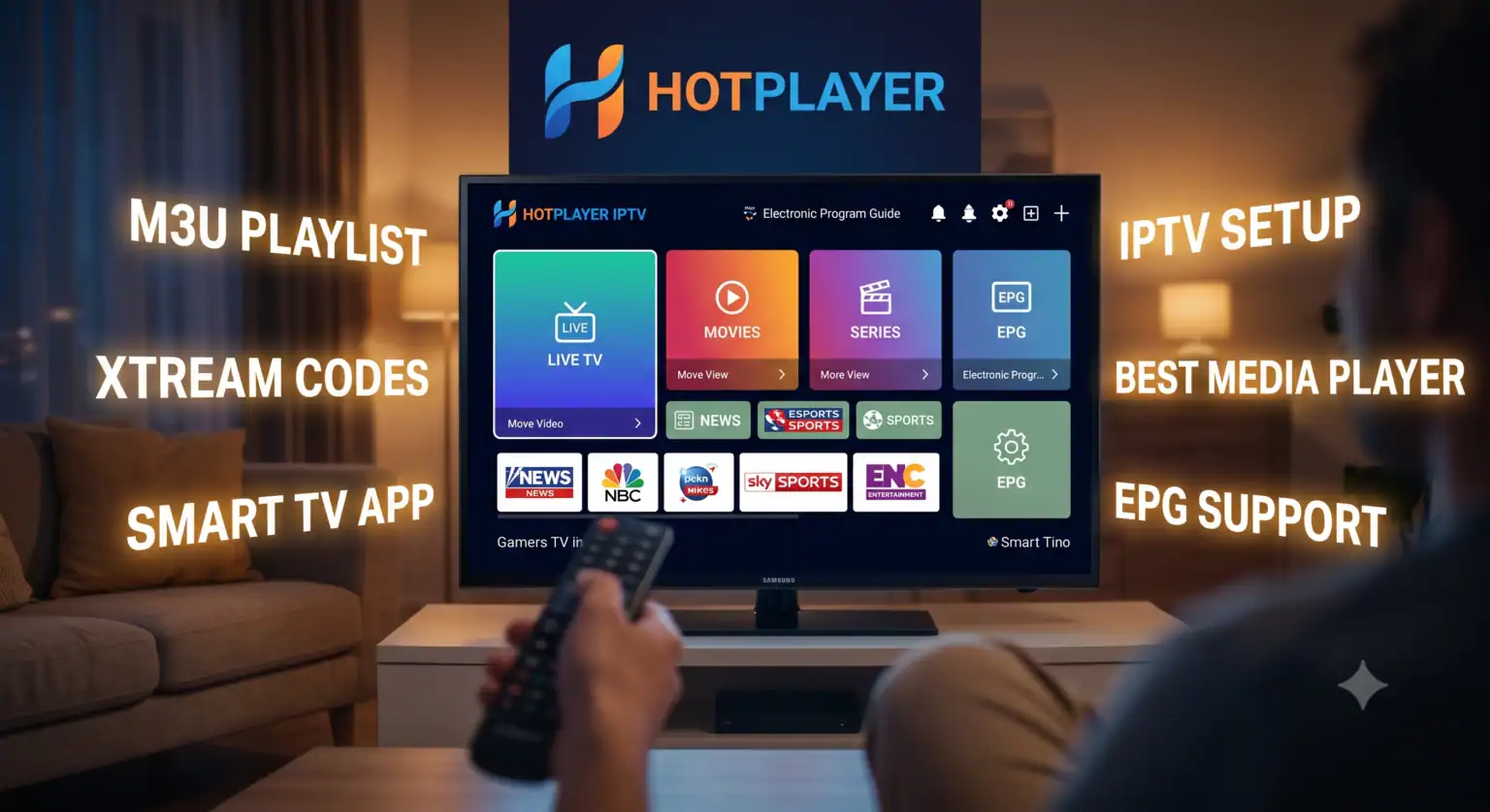 HotPlayer IPTV App