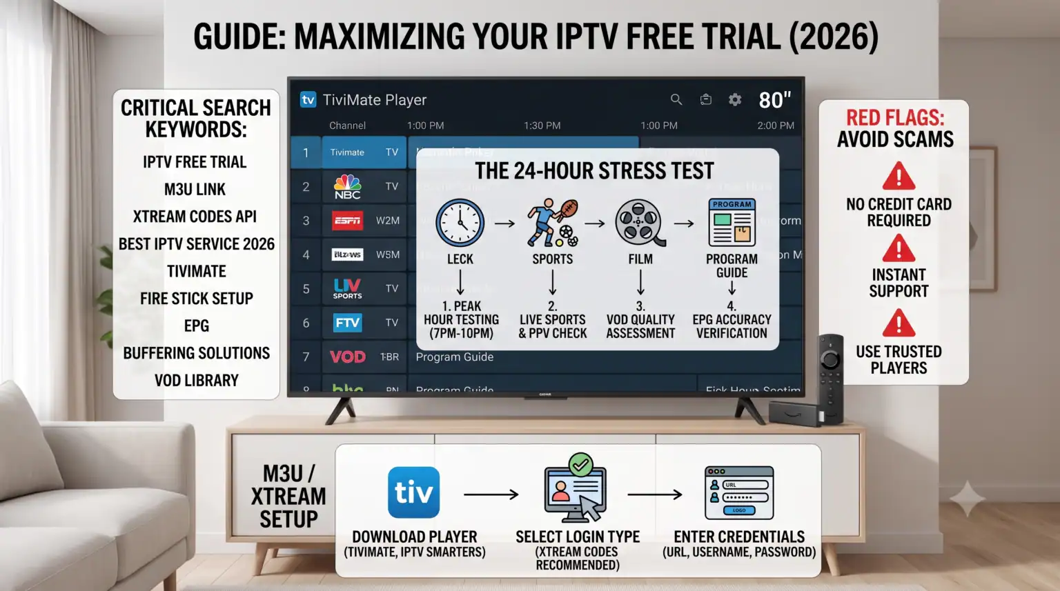 How Do You Test an IPTV Free Trial