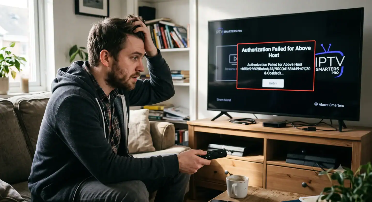 IPTV Smarters Authorization Failed