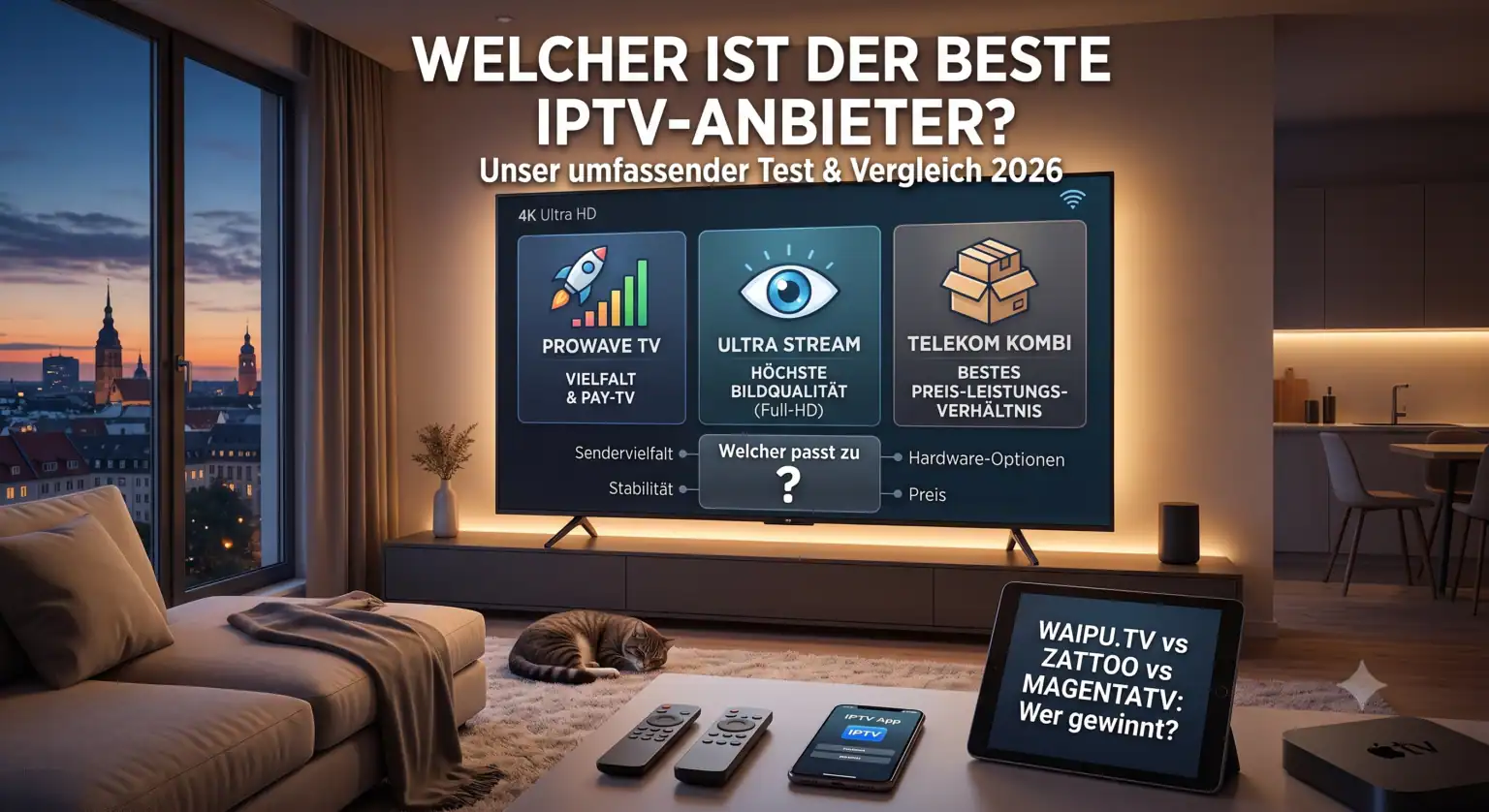 Welcher ist der beste IPTV-Anbieter