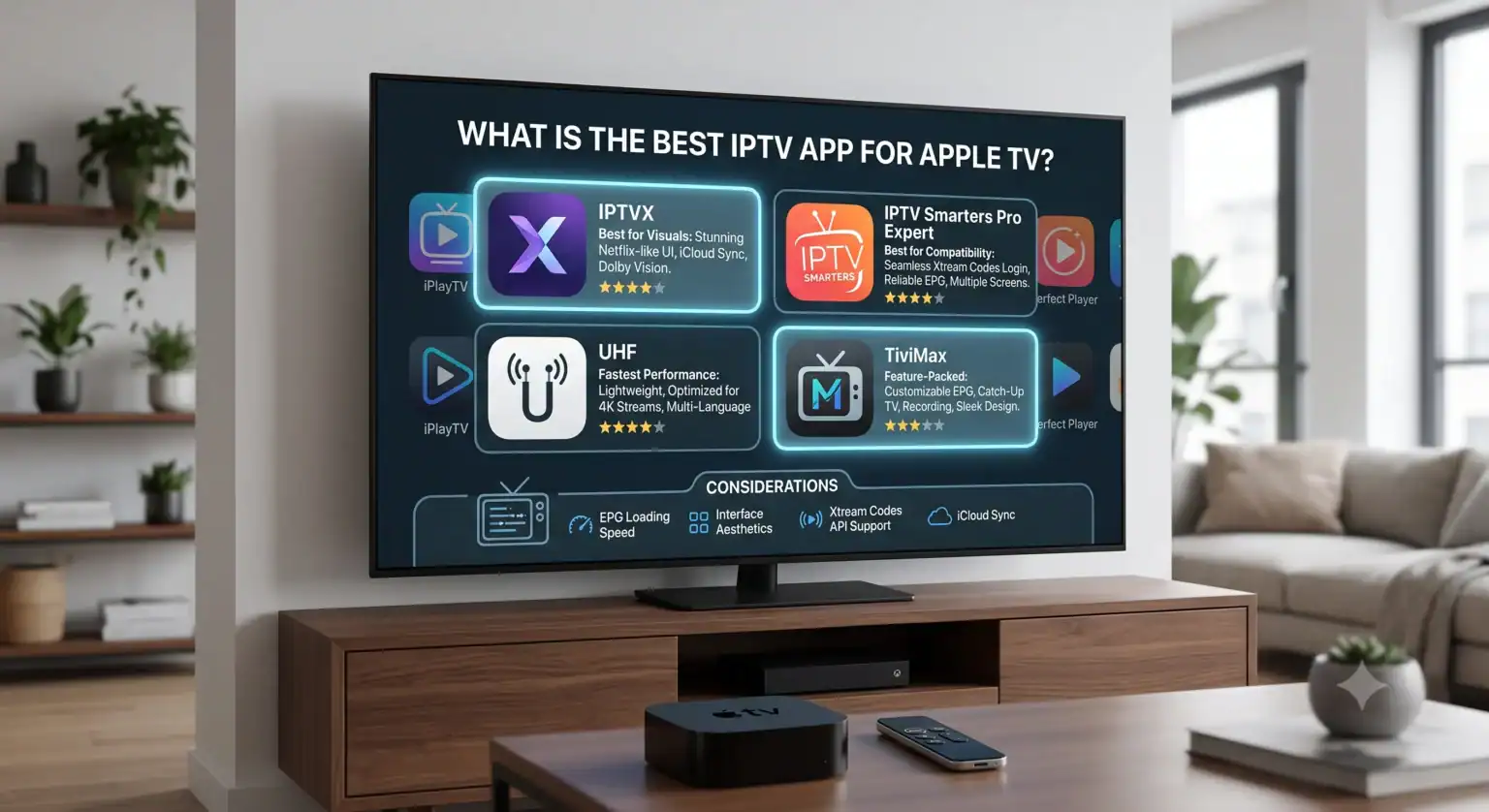 What is the Best IPTV App for Apple TV