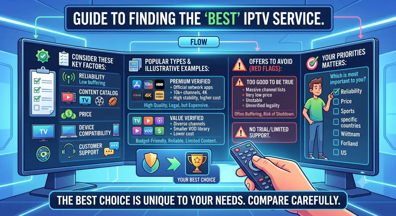 Which is the best IPTV service