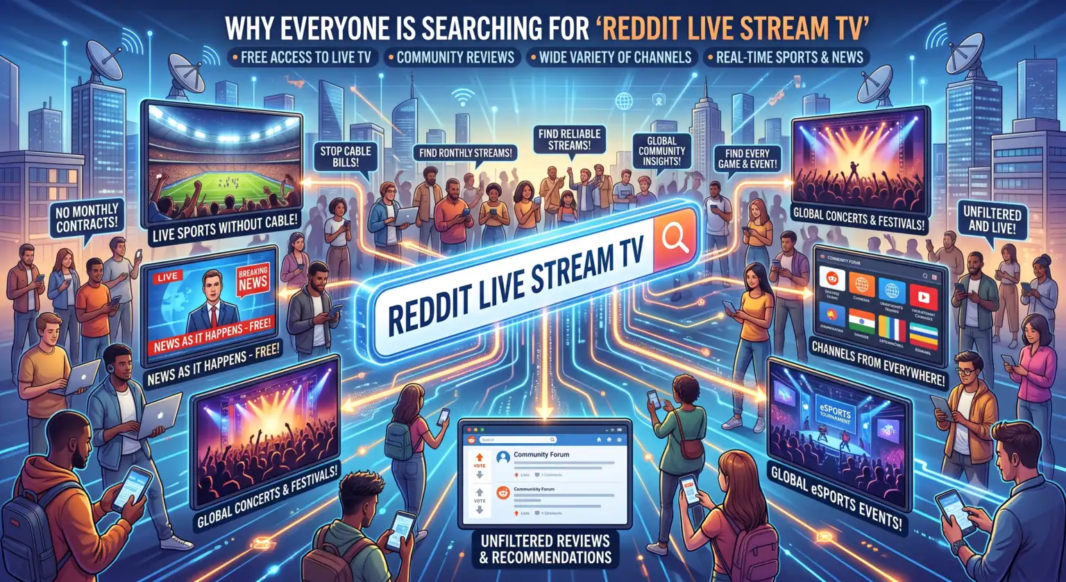 Why Everyone is Searching for “Reddit Live Stream TV”